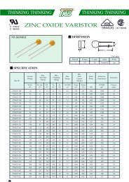 ZINC OXIDE VARISTOR - Rockby