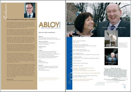 Sivu - Abloy Oy