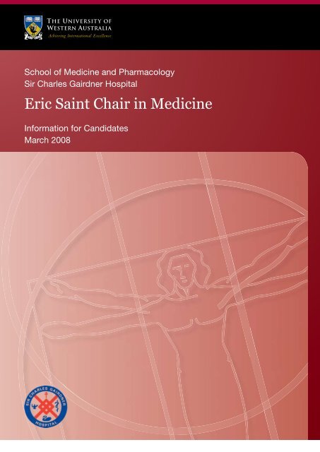 Eric Saint Chair in Medicine - His.admin.uwa.edu.au - The University ...