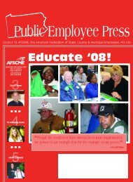 AFS PEP News - July Aug 07 - AFSCME Council 13