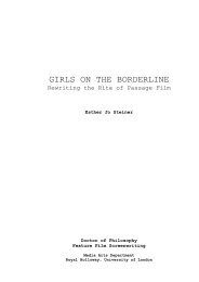 GIRLS ON THE BORDERLINE - Royal Holloway Research Online ...