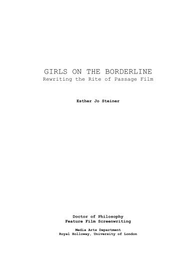 GIRLS ON THE BORDERLINE - Royal Holloway Research Online ...