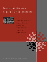 Enforcing Housing Rights in the Americas: - Javier Leon Diaz