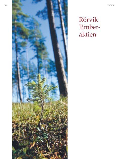 Årsredovisning 2000 sid 26-67 (pdf, 746 kB) - Rörvik Timber