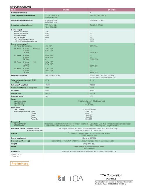 DA-250F / DA-250FH - Scandec Systemer AS