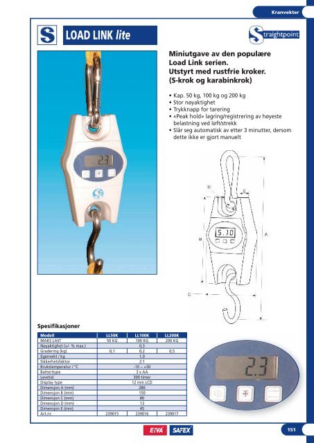 Produktkatalog Produktkatalog - Eiva-Safex