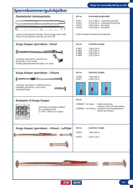 Produktkatalog Produktkatalog - Eiva-Safex