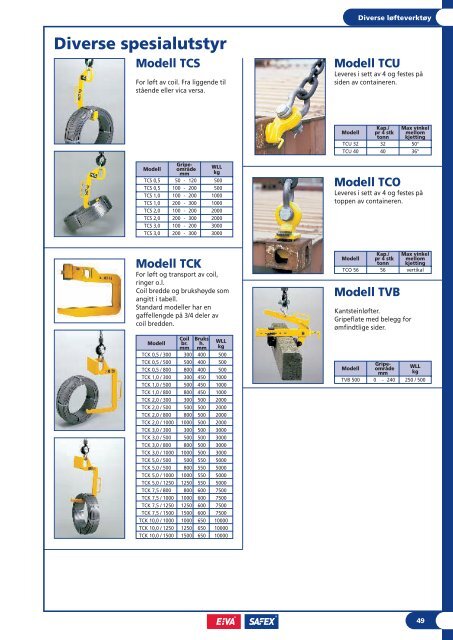 Produktkatalog Produktkatalog - Eiva-Safex