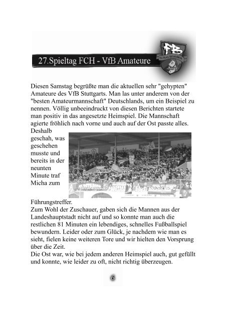 Ausgabe 04 – VfR Aalen - Fanatico Boys