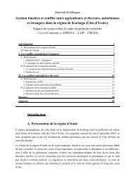 Gestion fonciÃ¨re et conflits entre agriculteurs et Ã©leveurs ...