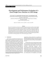 Development and Performance Evaluation of a Dead Weight