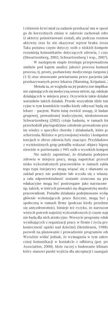 Nisko wyksztaÅceni pracownicy a zdrowie â wyzwania dla edukacji ...