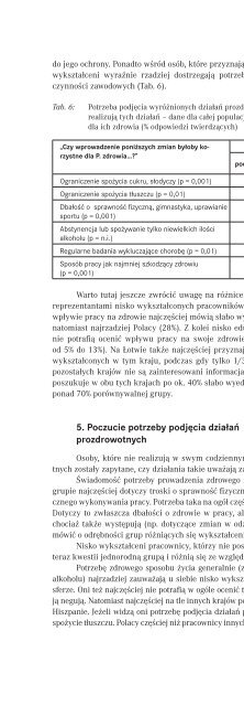 Nisko wyksztaÅceni pracownicy a zdrowie â wyzwania dla edukacji ...