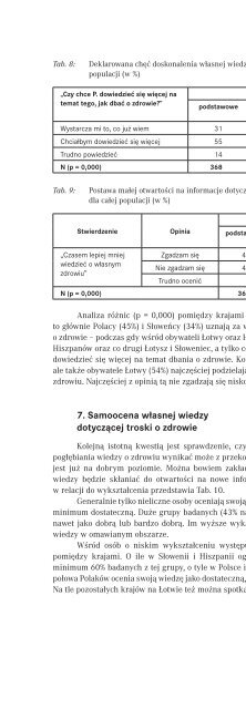 Nisko wyksztaÅceni pracownicy a zdrowie â wyzwania dla edukacji ...