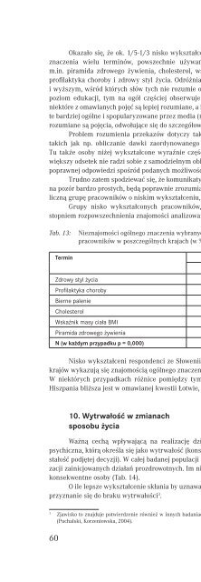 Nisko wyksztaÅceni pracownicy a zdrowie â wyzwania dla edukacji ...