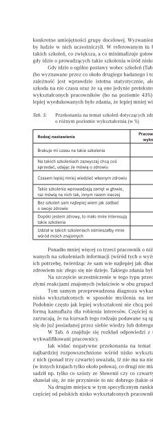 Nisko wyksztaÅceni pracownicy a zdrowie â wyzwania dla edukacji ...