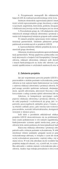 Nisko wyksztaÅceni pracownicy a zdrowie â wyzwania dla edukacji ...