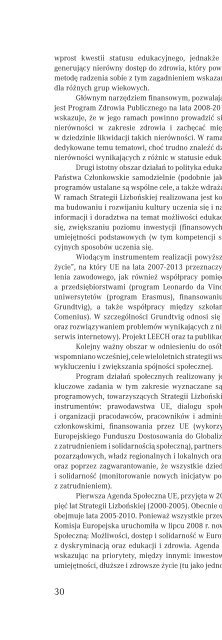 Nisko wyksztaÅceni pracownicy a zdrowie â wyzwania dla edukacji ...