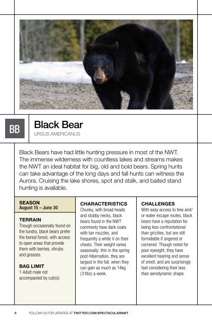 NORTHWEST TERRITORIES TOURISM | 2012 HUNTING GUIDE ...