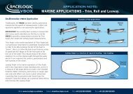 APPLICATION NOTE: MARINE APPLICATIONS â Trim ... - Racelogic