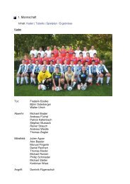 1. Mannschaft Saison 2009/2010 - FC Heimertingen