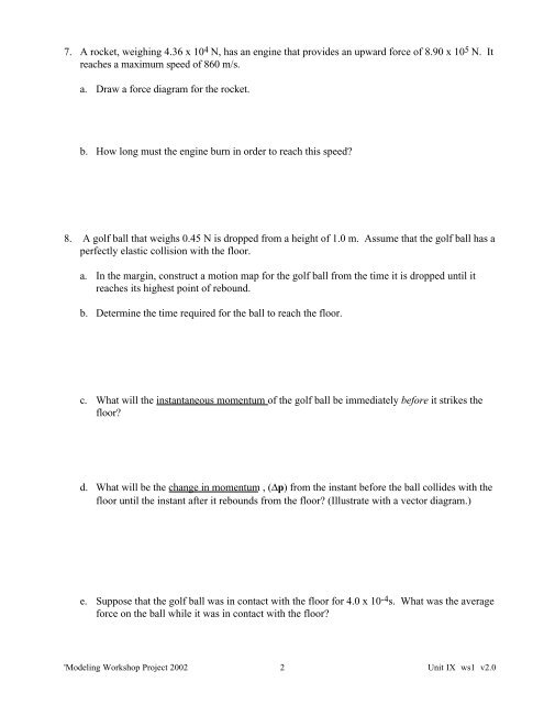 Unit IX: Worksheet 1