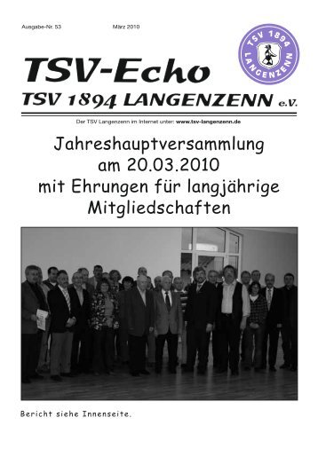 TSV_Echo_Nr53:TSV Echo Nr36 - des TSV 1894 Langenzenn eV