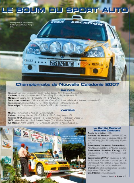 rallyes - FFSA