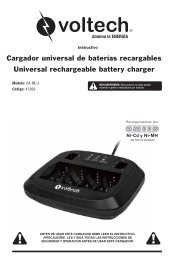 Cargador universal de baterías recargables Universal ... - truper