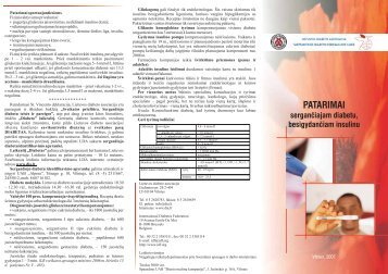 PATARIMAI - Lietuvos diabeto asociacija