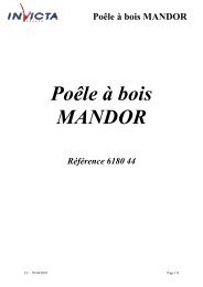 Poêle à bois MANDOR