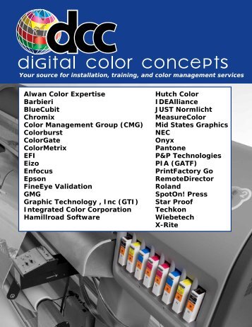 EPSON PROOFING MEDIA - G7 White Point! - Digital Color Concepts