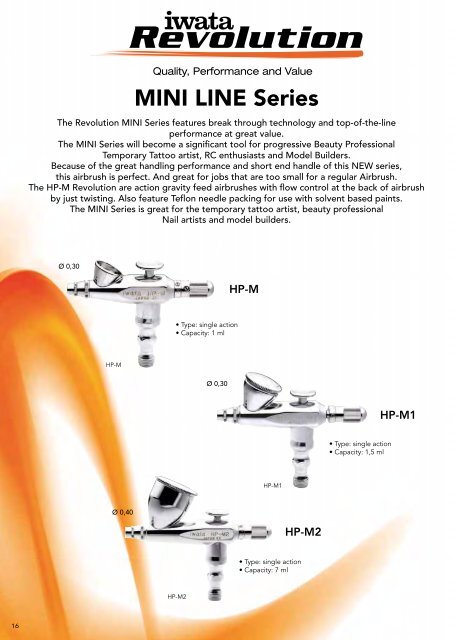 Airbrush product catalogue - Iwata Airbrush