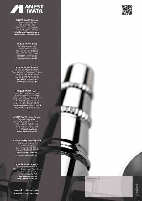 Airbrush product catalogue - Iwata Airbrush