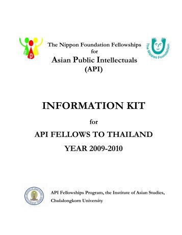 INFORMATION KIT - Api-fellowships.org
