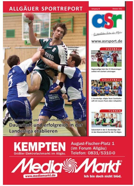ASR Sport Ausgabe Oktober 2011 - Allgäu Sport Report