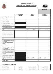 annexe iv - appendix iv formulaire d'engagement / entry form