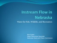 Instream Flow in Nebraska - Water Resources Board