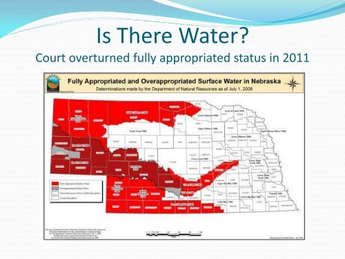 Instream Flow in Nebraska - Water Resources Board