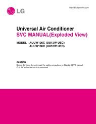 Universal Air Conditioner SVC MANUAL(Exploded View)