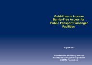 Guidelines to Improve Barrier-Free Access for Public Transport ...