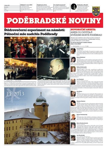 PF 2013 - Poděbradské noviny