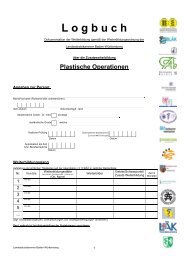 Logbuch fÃ¼r ZWB Plastische Operationen - Initiative Neue Ãrzte