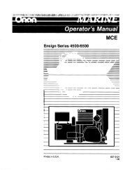 MCE Ensign Series 4500/6500