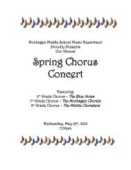 Spring Chorus Concert - Middletown City School District