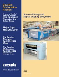 screen printing presses