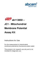 ab113850 â JC1 - Mitochondrial Membrane Potential ... - Abcam