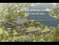 Campus Master Plan Online Presentation - Indian Springs School
