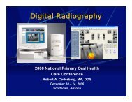 Digital Radiography - National Network for Oral Health Access