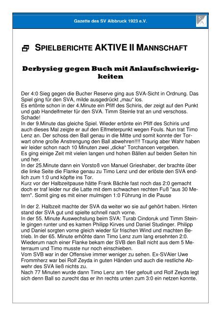 FC Binzgen-FC Rotzel.pdf - SV Albbruck